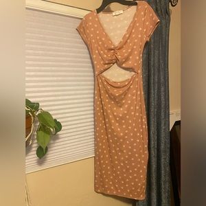 Bodycon keyhole dress